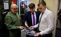 Дмитрий Карасев посетил обновленный музей «Боевой славы» в Талнахе