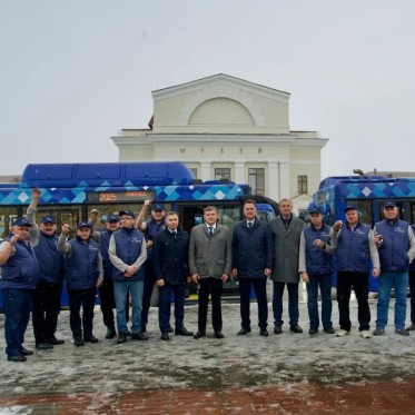 Норильск встречает новую эру: на маршруты выйдут первые газомоторные автобусы