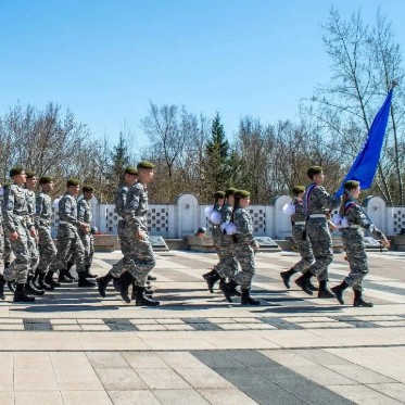 Норильчане принимают участие в краевых сборах по строевой подготовке к параду Победы