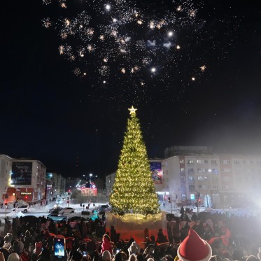 Более восьми тысяч норильчан собрались на открытии ледовых городков