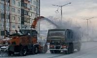 С улиц Норильска уже вывезено около 33 000 тонн снега
