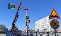В Норильске установлен 63-й светофорный объект