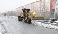 В Норильске оперативно провели очистку улично-дорожной сети от снега